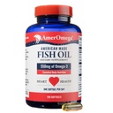 AmeriOmega Triglycerid Omega-3 Fish Oil for Heart Health Support - Wild- Catched Alaskan Walleye Pollock - American- Sourced, American- Made - Non- GMO, gluten- Free & Dairy- Free - 120 Softgels