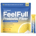 Denní Nouri FeelFull Prebiotic Fiber Drink Mix 124; Podporuje přírodní plnost, Appetite & Control, Gut & Metabolic Health CLAS124; Oligofruktosa, Glucomannan & Chromium CLAS124; 30 Stick Packs
