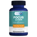 Focus Lutein pro oči s Meso- Zeaxanthin, Doplněk k vitamínu, 60 Počet, 60 Day Supply, Denní Vision Podpora digitálních obrazovek, Světlá světla, Sluneční světlo, Vegan a Sugar- Free, Made in USA