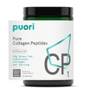Puori Pure Collagen Peptides Powder, Neochucený - 10g Grass- Fed hydrolyzované hovězí kolagen podporuje zdraví pokožky, vlasy a nehty síla, společná bolest a mobilita podpora - 30 Služeb