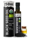 RAWYA Black Seed Oil - USDA Organic Certified - Cold Pressed - 8.4 Fl oz - Extra Virgin - Turkian Black Cumin Seed - Premium Nigella Sativa with Thymoquinone - Kalonji - Non- GMO, gluten-Free - Nutriční doplňky - Extra silná chuť