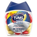 TuMS Chewy Bites Žvýkací Antacida Tablety s úlevou od plynu, Lemon & Strawberry - 28 Počet