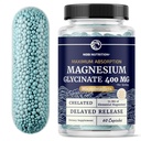 Magnesium Glycinát 400mg Glycinát 124; High Absorption Magnesium for Sleep, Calm, Muscle Relaxation, Heart, Bone & Nerve Podpora pro ženy & Muži 124; Advanced Microbeadlet Agree124; Chelated Mag Glycinate Agree124; 60 Ct.