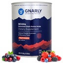 Gnary Nutrition BCAA Powder, Fruit Punch - Předcvičení BCAAS Amino Acids - NSF Sport Certified - Dodatek k podpoře a obnovení svalů - Fruit Punch s kofeinem, 10.58 oz