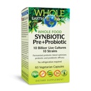 Natural Factors Whole Food Synbiotic Pre + Probiotic 10 Billion - Organic Gut & Digestive Health Supplement - Non- GMO, gluten- Free & Dairy- Free - 60 Vegetariánské kapsle (60 Služeb)