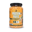 Twin Peaks Protein Puffs - (česnekový parmazán), Keto Friendly, Low Carb Snack (300g, 21g Protein, 2g Net Carbs, High Protein, Zdravý Crunchy Snack)