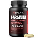 L- Arginin 1800mg a Pine Bark Extract 100mg - Dodatek k oxidu dusnatému pro muže - Dodatek k výkonnosti pro zdraví mužů - 90 Hrabě - Vytrvalost, Podpora obnovy - Vegan, Non- GMO Kapsle