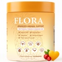Flora Plus Probiotické gumy pro ženy, Advanced Vaginální podpora Probiotika Gummies, Ph Balance, Podpora zdravé vaginální zápach & Flora, Ananas, 60 Počet (1)
