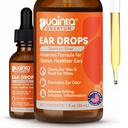 PUAINTA Dog Ear Cleaner, Natural Dog Ear Drops and Infection Treatment, Quantum Silver Dog Ear Cleaning Solution for Stching, Irritation & Wax Build- Up, 1oz