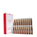 L- Carnitin Dermik 20 Ampoules x 5 ml (3.38 fl oz) cílený vzorec určený na podporu metabolismu tuku a zlepšení vzhledu kůže v oblastech náchylných ke celulitidě a ztrátě pevnosti.