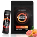 OxyEnergy Liquid L- Carnitin Supplement 1000mg - Gentle for Daily Use, Zero Calorie, Sugar- Free, Stim- Free Fat Burning & Endurance Booster, 21 On- TheBean Individual Liquid Sticks