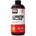 Force faktor L- karnitin tekutý 3000mg, Maximální síla doplněk k podpoře metabolismus tuku, buněčná energie a svalová obnova, vysoké absorbování, non-GMO, Orange Flavor, 16 oz láhev