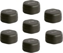 Cadence Travel Containers - Balíček na pilulky - Magnetické cestovní kapsle, Pořadatel denního lékařství pro pilulky, doplňky, & Vitamíny - 7 Flex Smalls (0.56oz) pro týdenní Pill Organizér - Charcoal