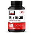 Force Factor Mléko Thistle Játra Support Formule s Pampeliška Kořen a Artyčok, 300mg Silymarin Mléko Thistle Dodatek pro zdraví jater a Detox jater, 100 Zeleninové kapsle