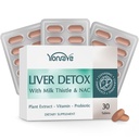 Játra Detox & Digestive Supplementary s 15B CFU Probiotika, Mléčné Thistle, Kořen pampelišky & Kurku124; Advanced Detox, Cleanse & Gut Opravy 124; Blister- Sealed Tablety (1 balení)
