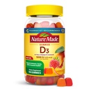 Nature Made Vitamin D3 5000 IU per Serving Gummies Extra Strength, Kostní a imunitní podpora zdraví, 150 Vitamin D Gummies pro dospělé, 75 Day Supply