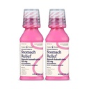 Foster & Thrive Stomach Relief Liquid for Nausea, Heartburn, Ingestion, Upset Stomach, Diarrhea - Fast Relief for 5 Symptoms, Antitreail, Bismuth Subsalicylas 525 mg, Original, 8 oz (Pack of 2)