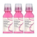 Foster & Thrive Sotomach Relief Liquid for Nausea, Heartburn, Ingestion, Upset Stomach, Diarrhea - Fast Relief for 5 Symptoms, Antitreail, Bismuth Subsalicylát 525 mg, Original, 8 oz (Balení po 3)