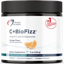 Designy pro zdraví C + BioFizz Fizzy Vitamin C Drink Powder High Potency Powder with Bioflavonoids - Imunite + Antioxidant Support - Vegan (36 Servings / 144g)