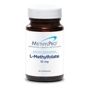 MethylPro L- Methylfolát 10 mg - Podporuje zdravou mindset - Aktivní folát pro metylační podporu a biochemické reakce - Vysoce biologicky dostupné - 30 Podání - 30 Kapsle