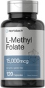Horbäach L Methylfolát 15000 mcg color 124; 120 Kapsle 124; 15mg methylfolát color 124; 5-MTHF color 124; Non- GMO, gluten zdarma dodatek