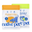 Native Pet Dýně pro psy (120 Scoops) a Denní Dog dodatek (120 Scoops) - All- přírodní, organické dýně a 11- in-1 pes Multivitamin