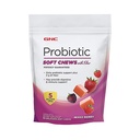 GNC Probiotické měkké žvýkání s fiberem - Smíšené Berry, 30 Žvýkačky, podporuje trávicí a imunitní zdraví