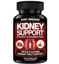 Ledviny Podpora čištění Detox & Opravy -120 Kapsle - Cranberry & Astragalus Root pilulky pro ženy a muže 124; Vysoká síla Vyčištění jater Detox Podpora močení Trakt & močové měchýře zdraví