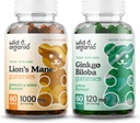 Divoké a organické lví gumy a Ginkgo Biloba gumy