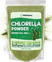 XPRS Nutra Organic Chlorella Powder - Broken Cell Wall chlorofyl Powder - Chlorella Organic Powder for Immunity - Vegan Friendly Chlorella Powder Organic for Complete Protein (16 Ounce)