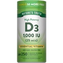 Nature 's Truth D3 1000 IU PHARMAN124; 250 Softgels PHARMAN124; Essential Vitamin D PHARMAN124; Non-GMO & Gluten zdarma dodatek