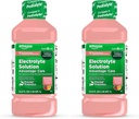Základní péče Advantage Care Electrolyte Solution with Previous Prebiotics, Strawberry Lemonade, Hydration Drink, Replenish Electrolytes, Fluid & Zinek, 33.8 Fl Oz (Balení po 2)