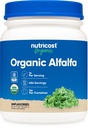 Nutricost Organic Alfalfa Powder 1LB - USDA Certified 100% Organic, Vegetarian, Non- GMO, Gluten Free