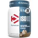 Dymatizujte isolát syrovátkového prášku ISO100, cookies & Cream, 25g proteinu, 5,5g BCAA, méně než 120 Cal., gluten zdarma, 1g tuku, 1g cukru, 2g karbu (20 Služeb)