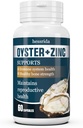 Ústřice Extract Kapsle se zinkovým práškem, Ústřice doplňky pro muže ženy, přírodní a bezpečné Oyster pilulky, Nápověda imunitní systém, reprodukční systémy a kost zdraví, 60 Kapsle