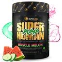 ALPHA LION Superhuman čerpadlo Pre Workout Powder, Kofein Free & Stim Free Precvik Dodatek, Oxidový booster, Muscle Gainer, Energy & Focus (42 Služeb, Muscle Melon Flavor)