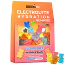 Electrolyte Gummies Cukr zdarma 124; Electrolyte Hydration Energy Gummies for running & Sports - Energetické Žvýkačky s vápníkem a vitamínem C pro děti a dospělé, Vícečetné smíšené příchutě, gluten- Free, 90 Počet