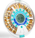 Windtrack Automatický dávkovač pro seniory, Elektronický Měsíční Pořadač pilulek s Alarmem & Light, 28 Day Smart Lock Medication Disperser, Timed Pill Dipenser Machine for Prescriptions & Vitamins