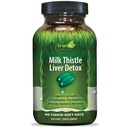 Irwin Naturals Mléko Thistle Játra Detox - 60 Tekuté Soft- Gels, Podporuje zdraví jater s Pampeliška, Artyčok, Turmeric & Green Beet Root - 30 Celkem Služební cesty