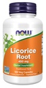 Nyní doplňky, Kořen lékořice (Glycyrrhiza glabra) 450 mg, Bylinný dodatek, 100 Veg Kapsle