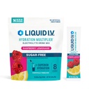 Liquid I.V. ® Hydration Multiplier Sugar- Free - Raspberry Lemonáda 124; Electrolyte Powder Drink Mix 124; 1 balení (14 porcí)