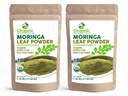 Organic Moringa Powder - 35.28 oz OF 124; Balení po 2 Březích 124; USDA Organics, Non- GMO, Kosher, Halal, Moringa Olivera Powder - 100% Syrové a přírodní, podle OSR