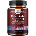 Green Coffee Bean Extract for Uric Acid Cleanse & Detox - Green Coffee Beans with Turmeric, Tart Cherry & Celery Seed for Dospělí - Denní Acid Flush pro Joints Support & Kidney Cleanser - 60 Ct
