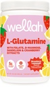 Wellah L-glutamin Jahodové citronády ochucené (50 Služeb) - 5g L-glutamin Per Serving, slazené se Stevia