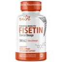 Příroda 's Fusies Nutri Fisetin 500mg 60 Počet - Klinické dávkování - Fisetin doplňky - Výkonný Senolytický aktivátor, Antioxidant, & Brain Support - Přírodní polyfenoly - 60 Počet