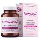 Ladywell Prenatal Multivitamin 124; Koncepce, Těhotenství a Postpartum 124; Klíčové složky včetně DHA, Folát & Železo 124; Experimentální a testované 124; Určeno pro absorpci s Nausia Podpora, 60 Ct