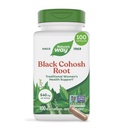 Cesta přírody Black Cohosh Root, Tradiční podpora pro zdraví žen *, 540 mg na servírování, non-GMO projekt ověřen, 100 Kapsle