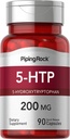 Piping Rock 5-HTP dodatek CLAS124; 200mg CLAS124; 90 Kapsle CLAS124; 5-Hydroxytryptofan CLAS124; Griffonia Simplicifolia Extract CLAS124; Non- GMO, gluten zdarma