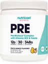 Nutricost Pre- Workout Prášek pro ženy, Peach Mango, 30 Služeb