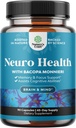 Nootropic Brain Supplement for Memory and Focus Support - Vitaminy pro duševní podporu a jasnost s Bacopa Monnieri, VIT A, B6, Riboflavin, Niacin, Thiamin & Folát - Kognitivní komplex - 90 Ct